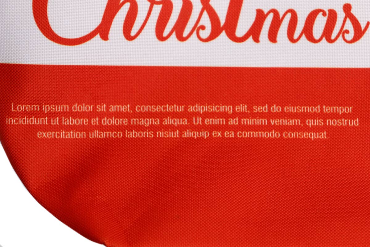 Christmas Tree Santa Claus Canvas Tote