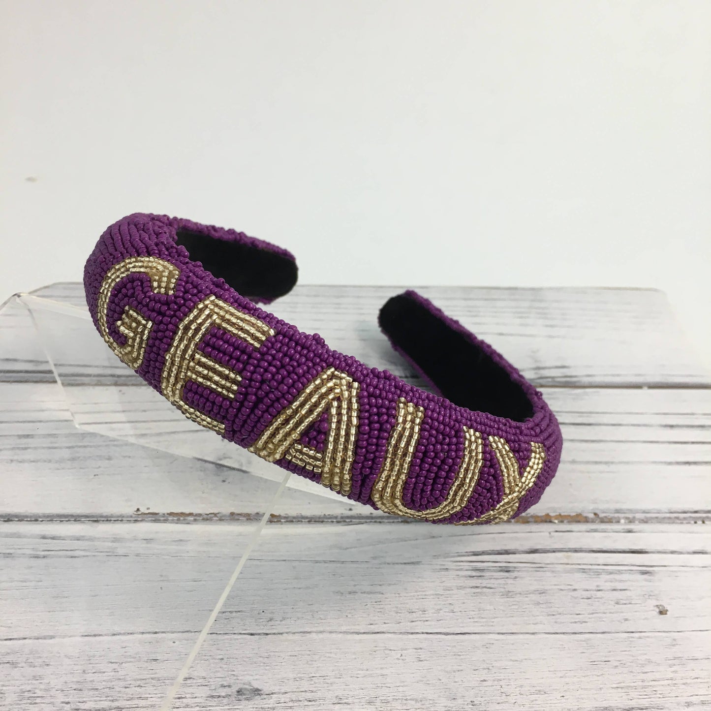 Purple & Gold Geaux Headband
