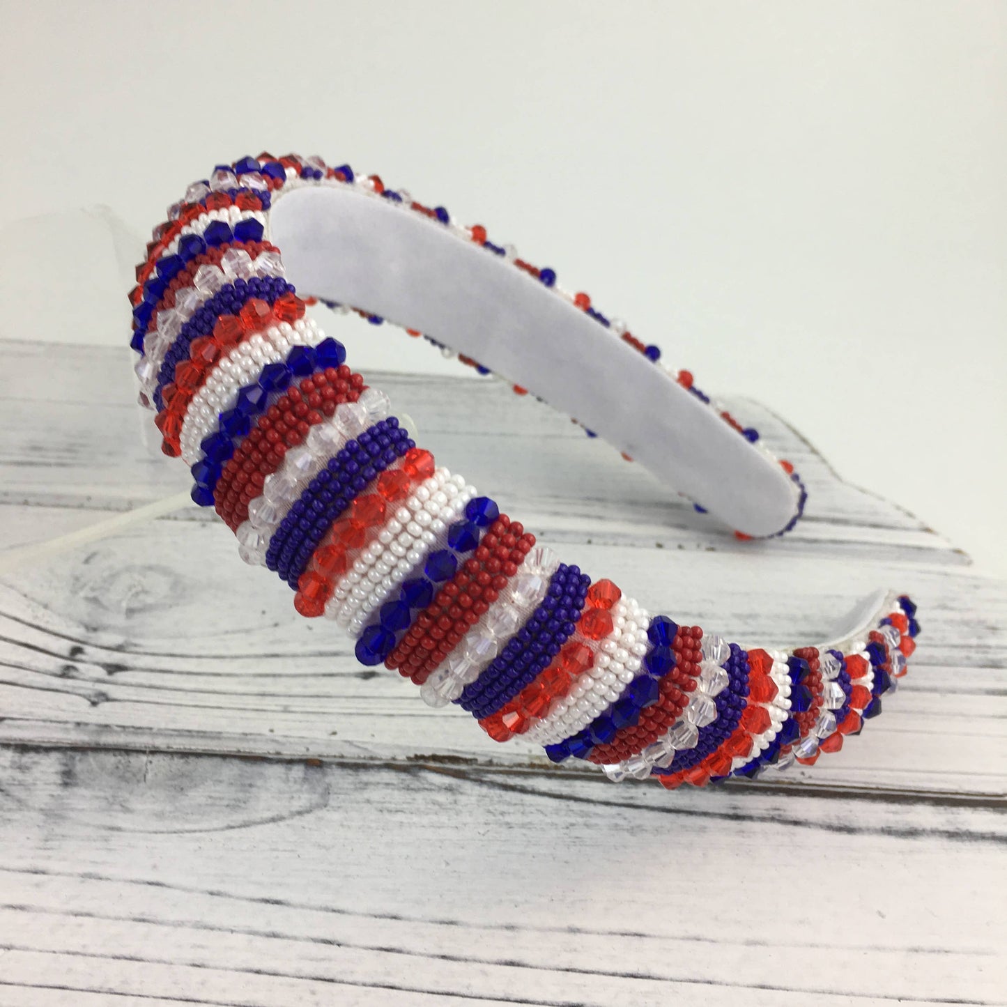 Red, White, & Blue Stripe Headband