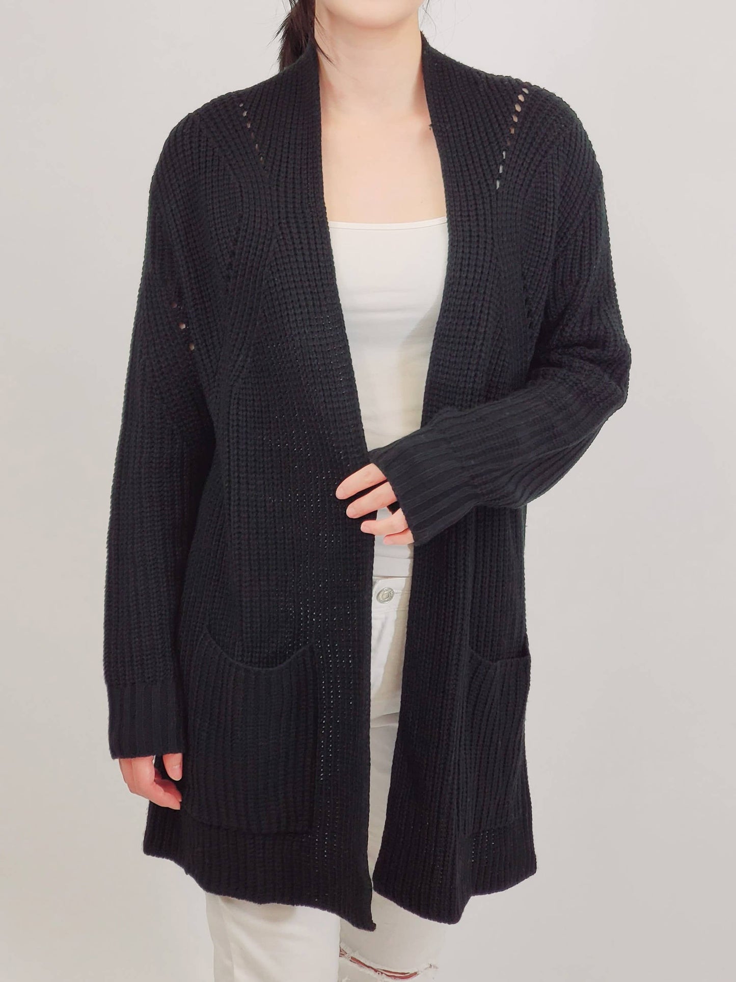 Stylish Drape Cardigan w/ Pockets