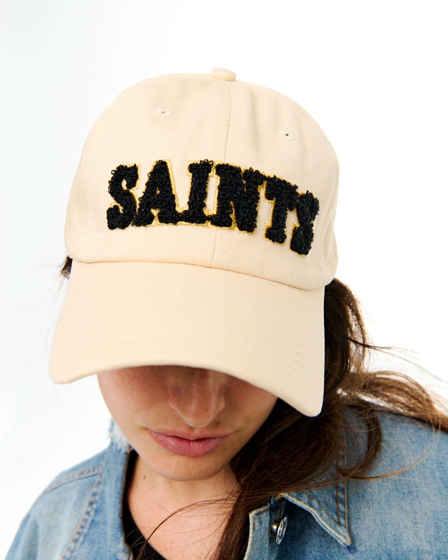Saints Chenille Baseball Hat