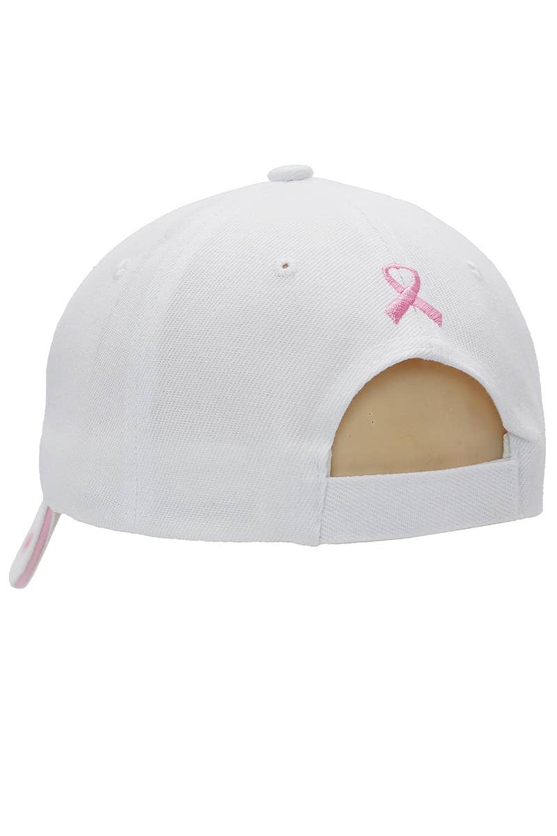 Breast Cancer Awareness Ribbon Cap
