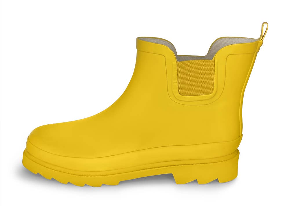6" Women's Rain Boots - Matte Yellow