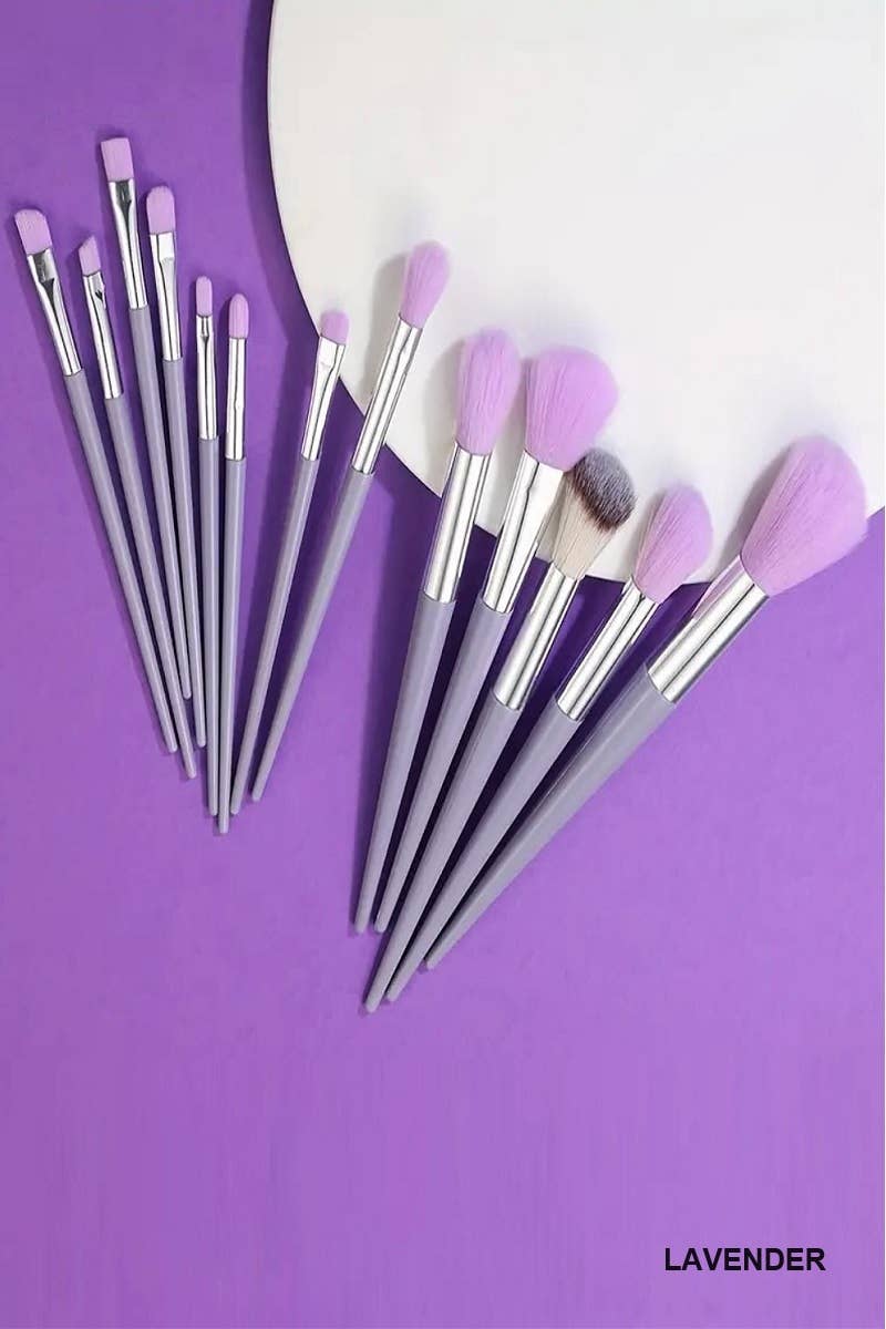 13 Piece Makeup Brush Set with Storage Bag