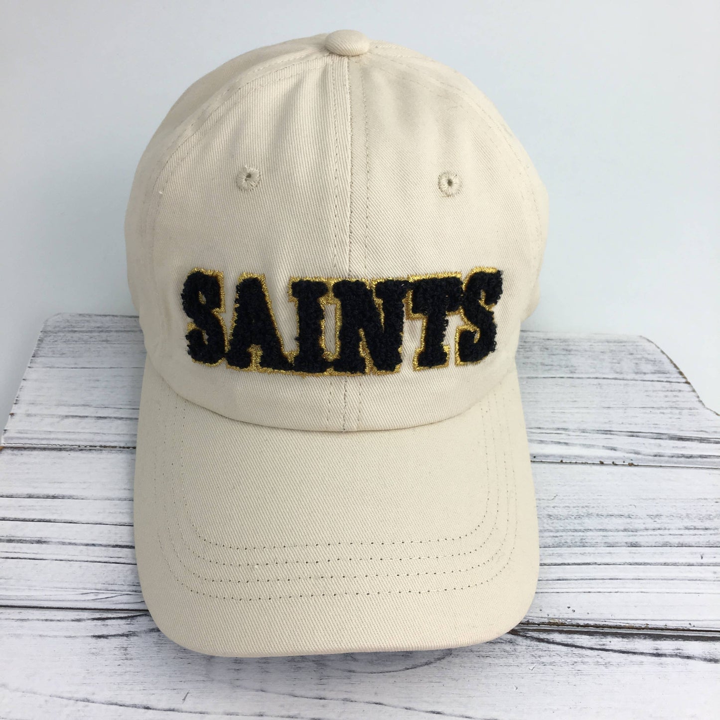 Saints Chenille Baseball Hat