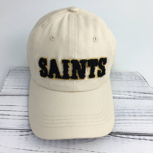 Saints Chenille Baseball Hat