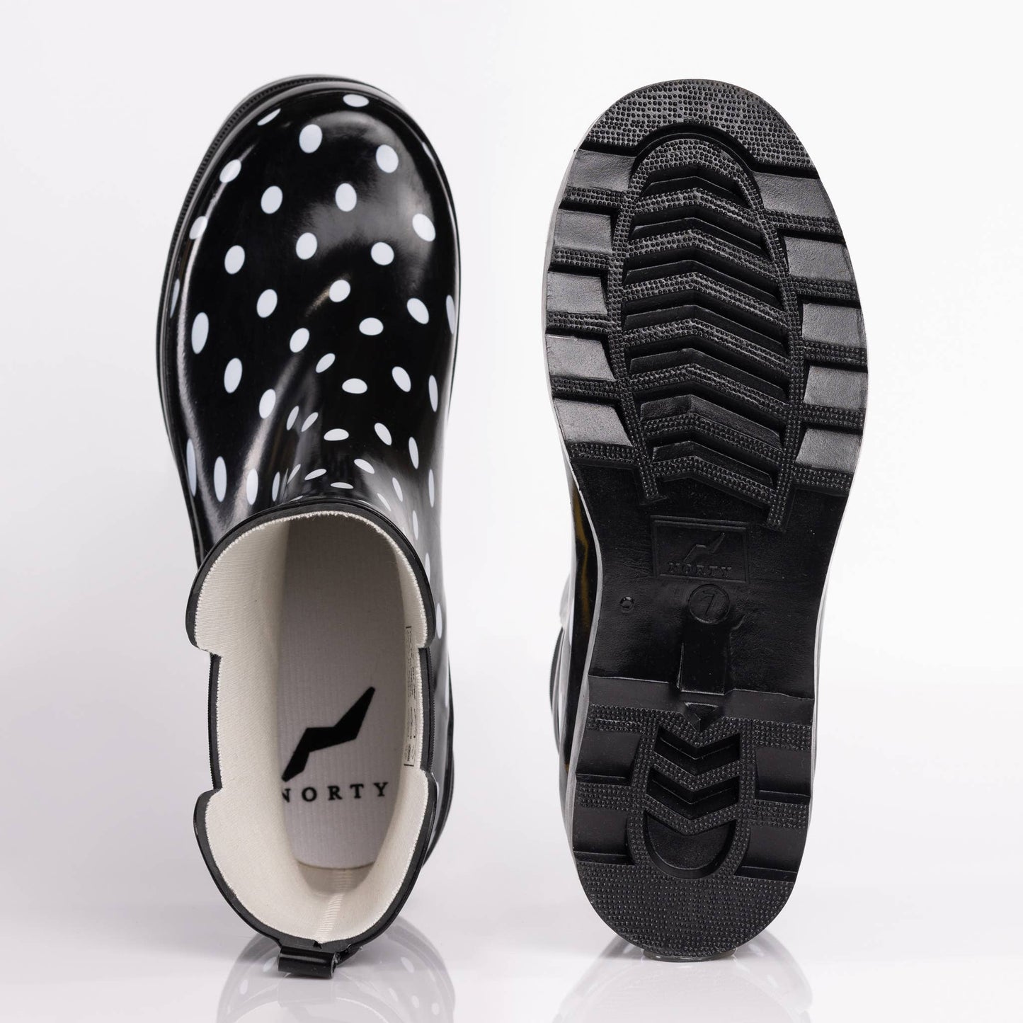 6" Women's Rain Boots - Polka Dots