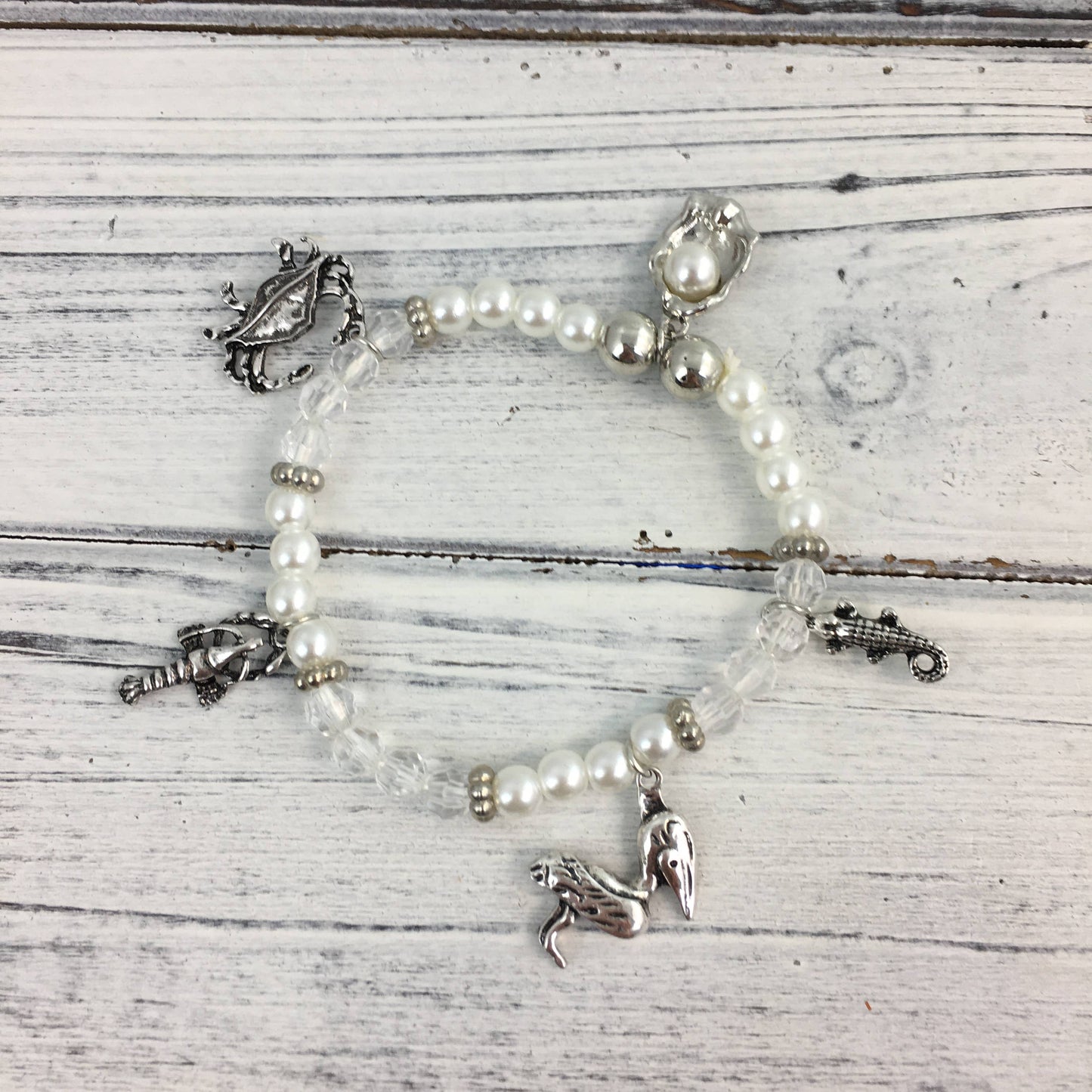 Louisiana 5-charm bracelet