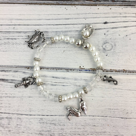 Louisiana 5-charm bracelet
