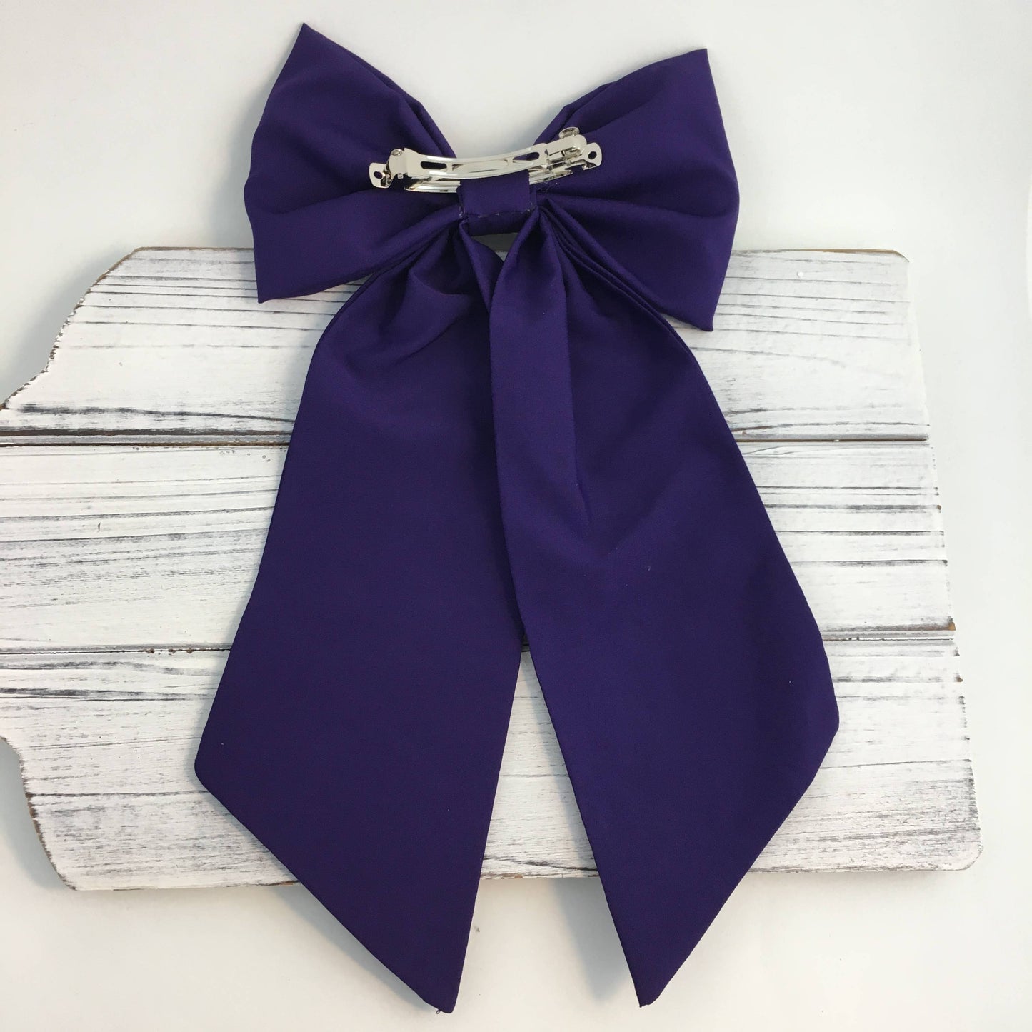 Rhinestone MARDI GRAS hair bow