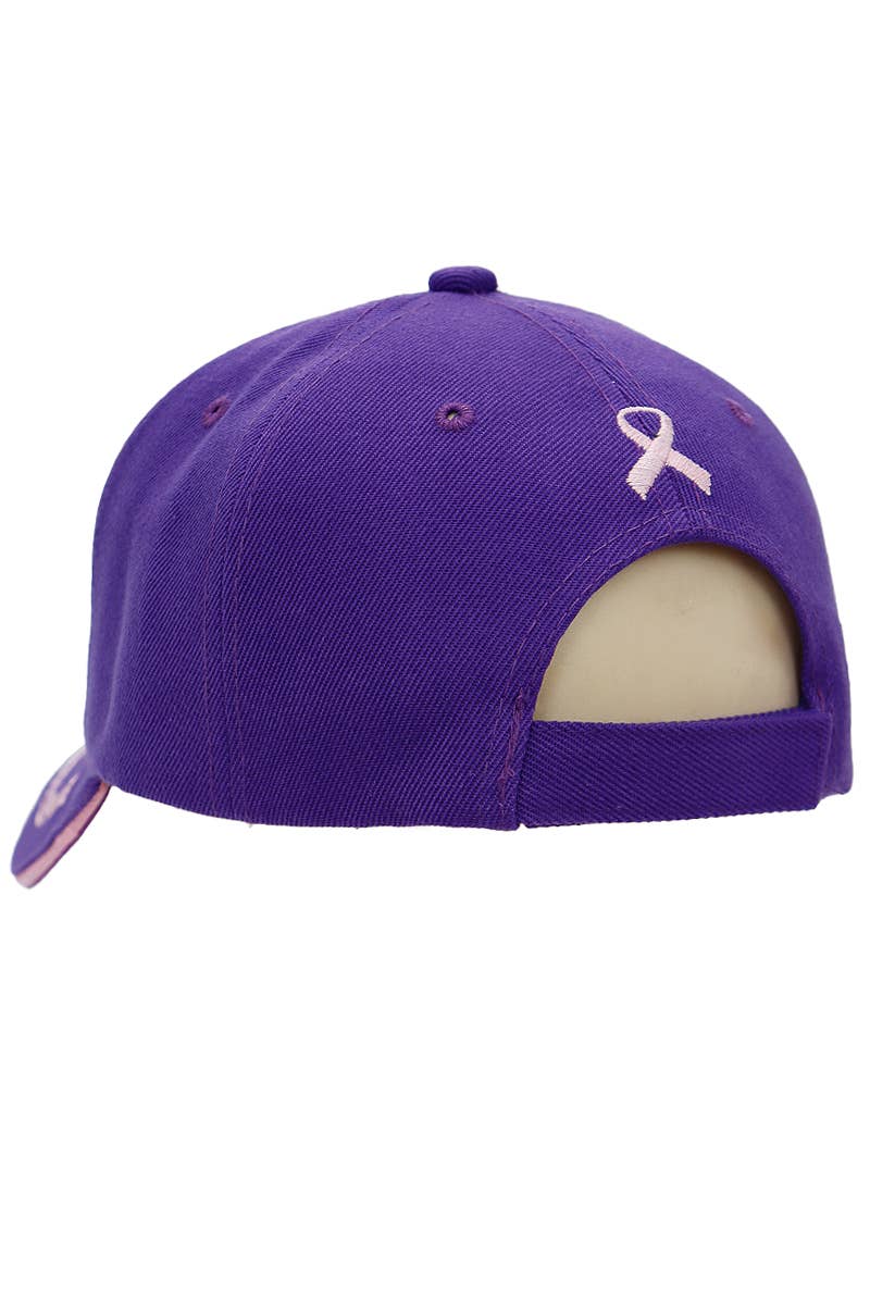 Breast Cancer Awareness Ribbon Cap