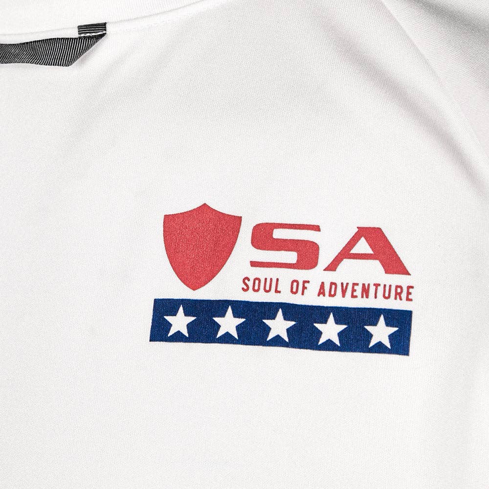 Performance Fins & Stripes Long Sleeve