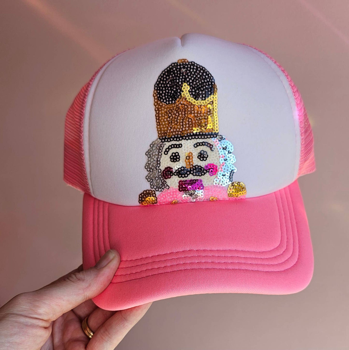 Sequin Nutcracker Embroidery Iron On Patch