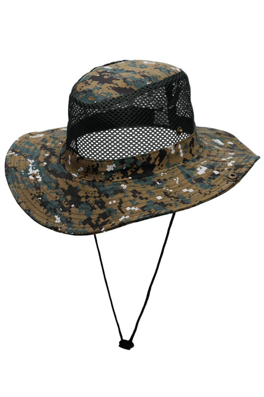 Digital Camo Mesh Fisherman Bucket Hat