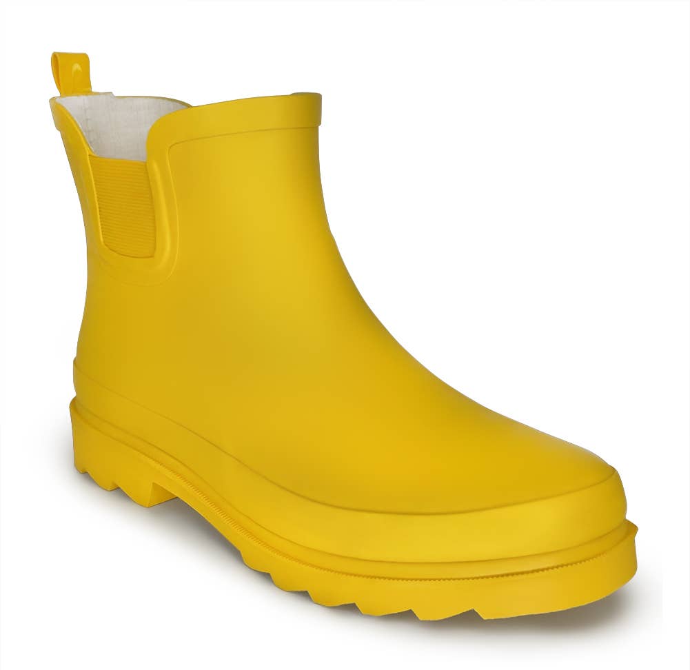6" Women's Rain Boots - Matte Yellow