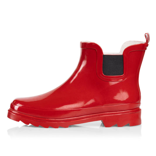 NORTY Womens 6" Ankle Rain Boots 39718 Red