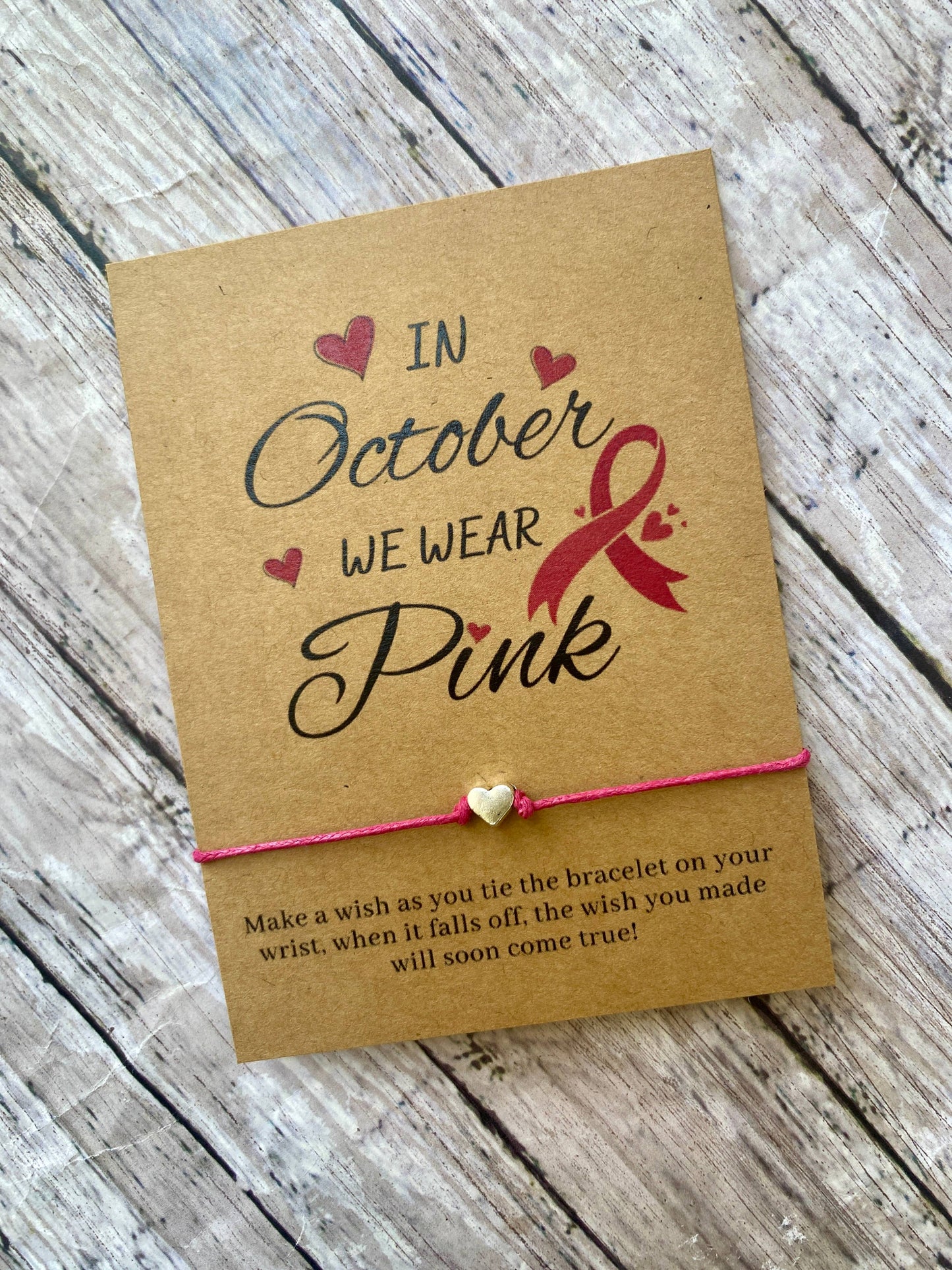 In October we wear pink