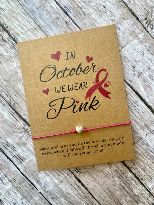 In October we wear pink