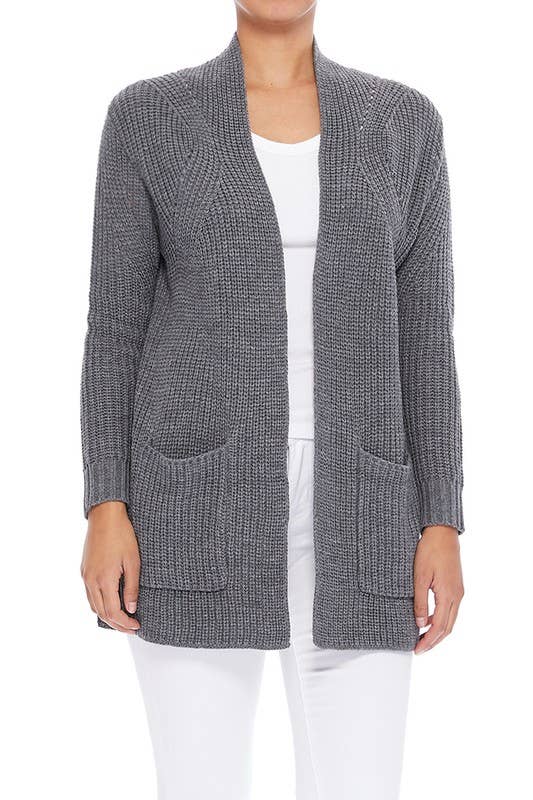 Stylish Drape Cardigan w/ Pockets
