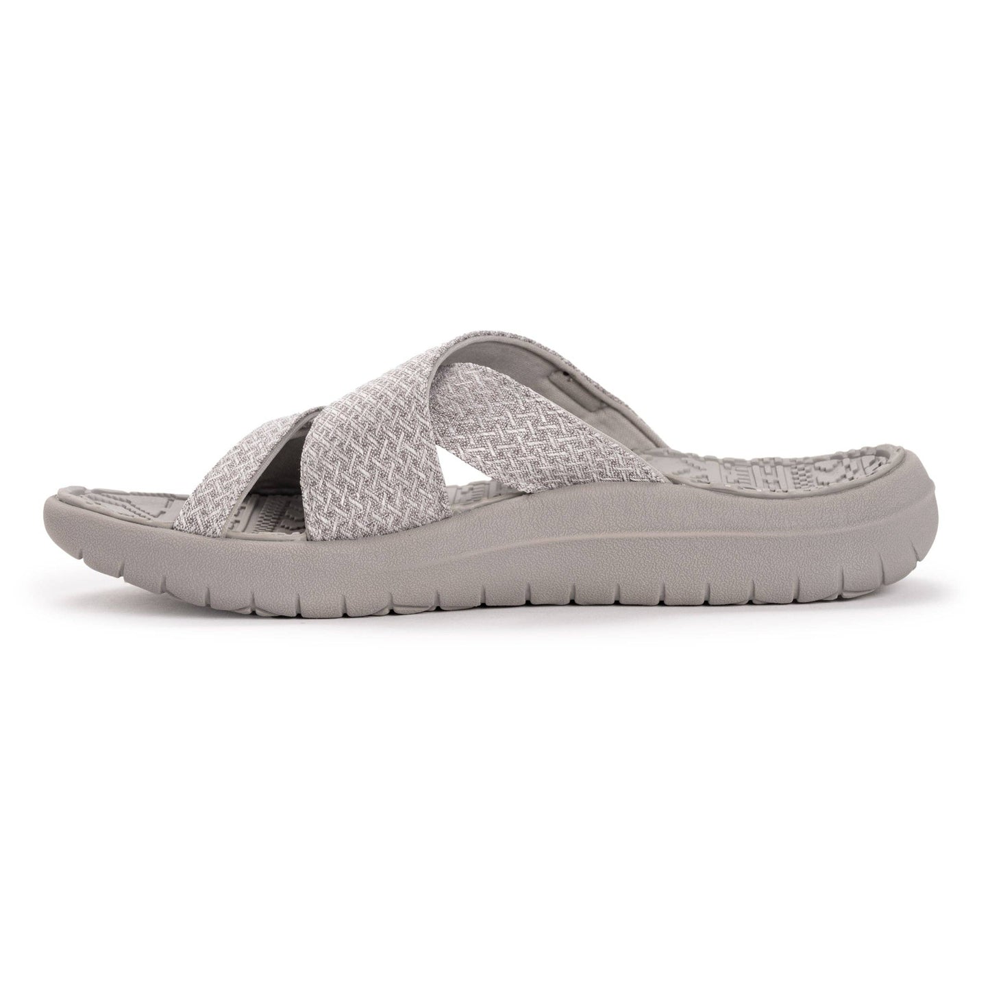 Muk Luks Women's Sassy Cross-Over Sandal