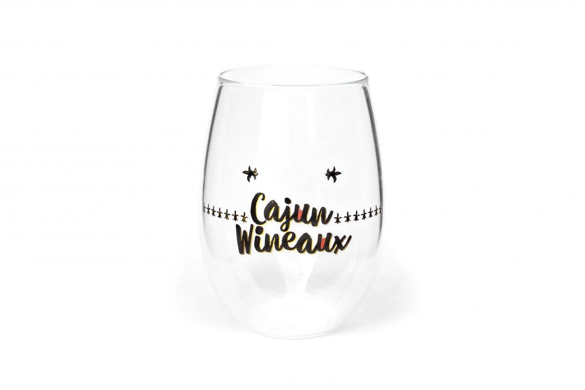 Cajun Wineaux Steamless Wine Glass