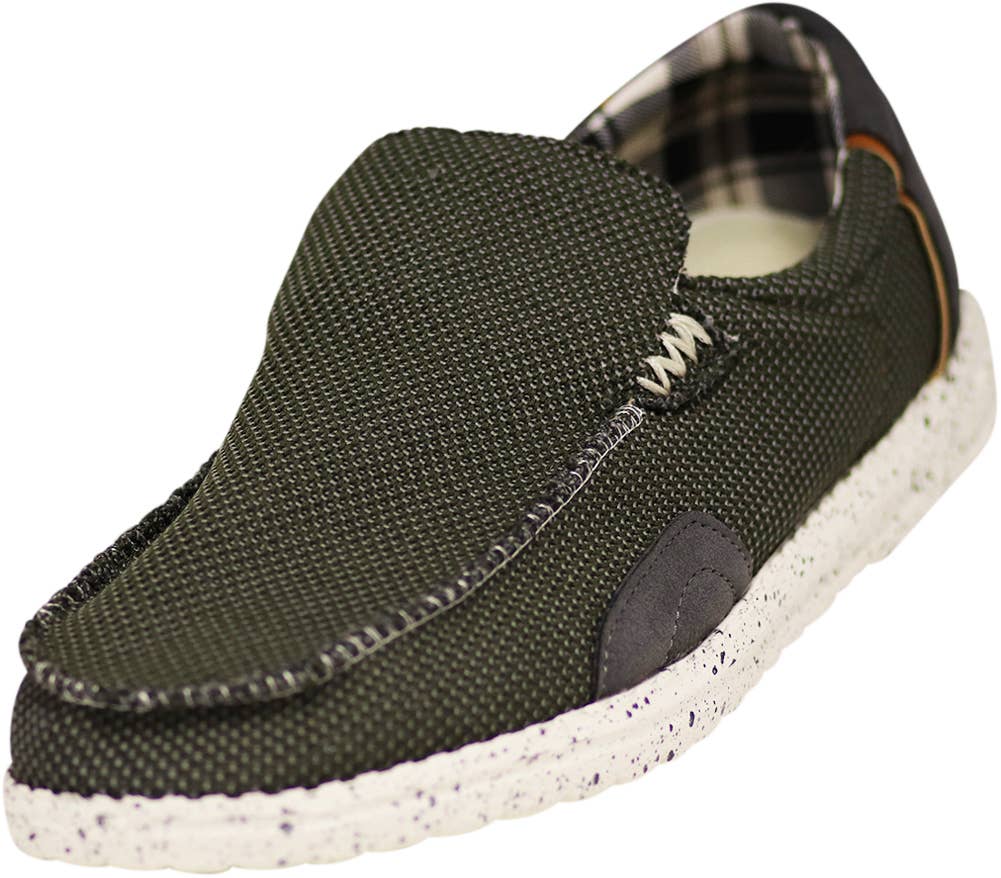 NORTY Men Lightweight Loafer Slip on Lace up Boat Shoe 41963