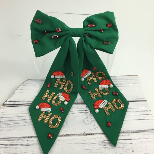 Bead & Stone Ho Ho Ho Bow 