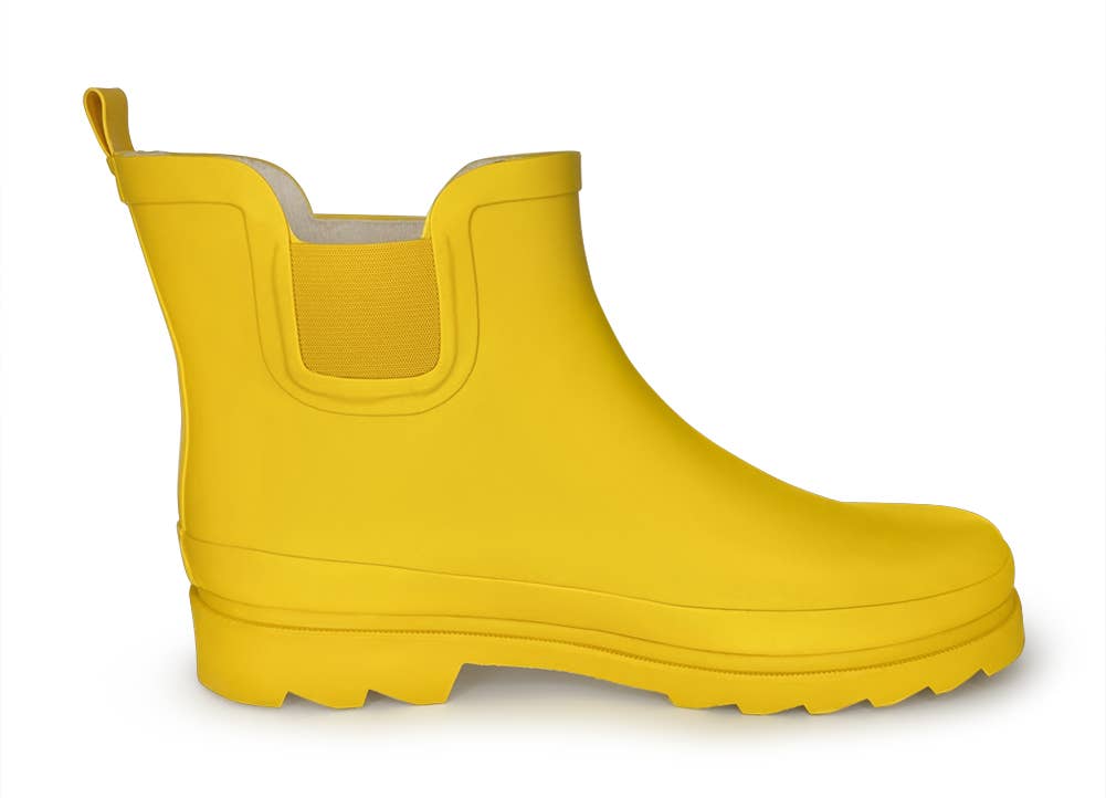 6" Women's Rain Boots - Matte Yellow